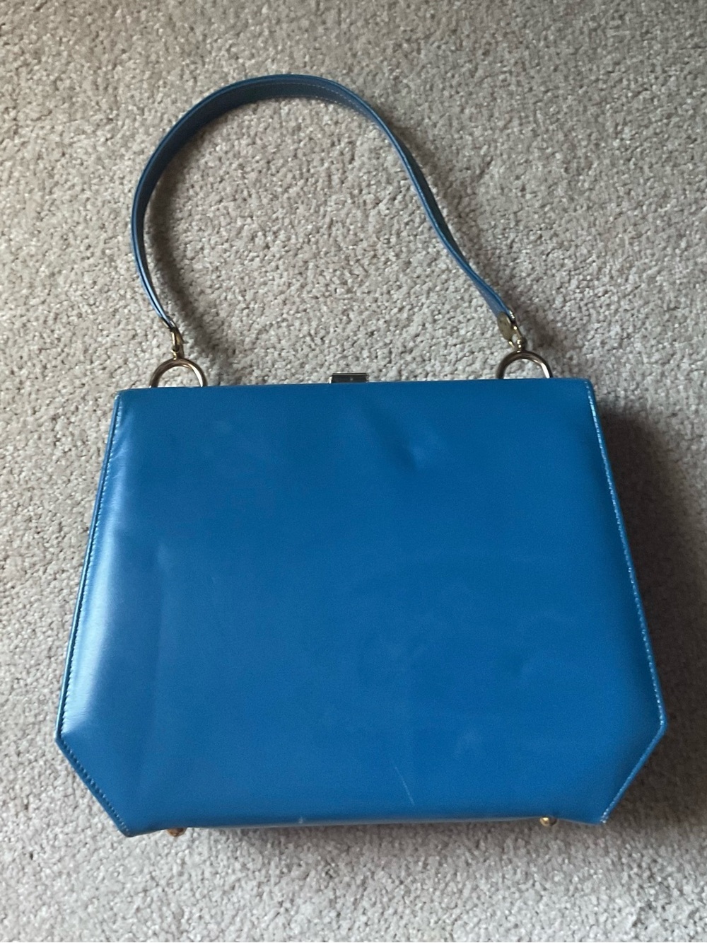 Vintage blue and green leather purse Life Stride Brand - Picture 2 of 9